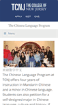 Mobile Screenshot of chineseprogram.pages.tcnj.edu