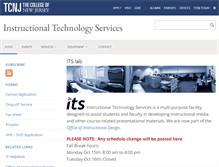 Tablet Screenshot of its.pages.tcnj.edu