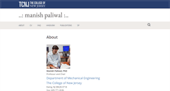 Desktop Screenshot of paliwal.pages.tcnj.edu