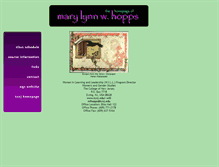 Tablet Screenshot of mlhopps.faculty.tcnj.edu