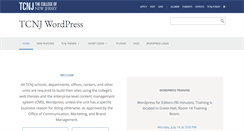 Desktop Screenshot of pages.tcnj.edu
