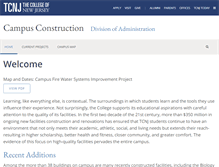 Tablet Screenshot of construction.pages.tcnj.edu